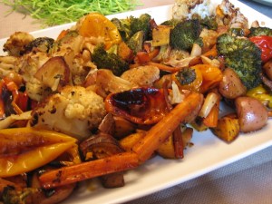 Roasted Vegetables with Roasted Garlic