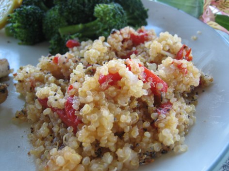 Roasted Red Pepper Quinoa