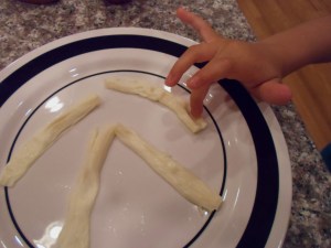 Georgie last day cheese apples 013