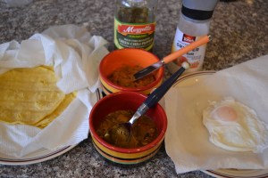 huevos rancheros, choc veggie bread 006