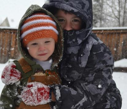 Cousins George and Jackson, buddies for life.