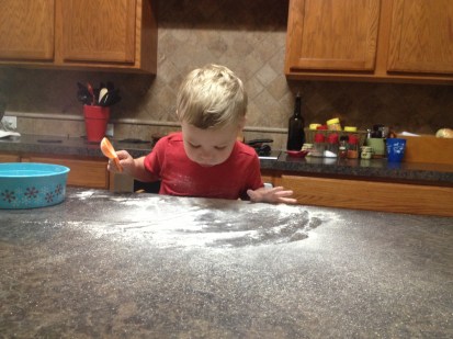 Kids Activity - Blowing Flour