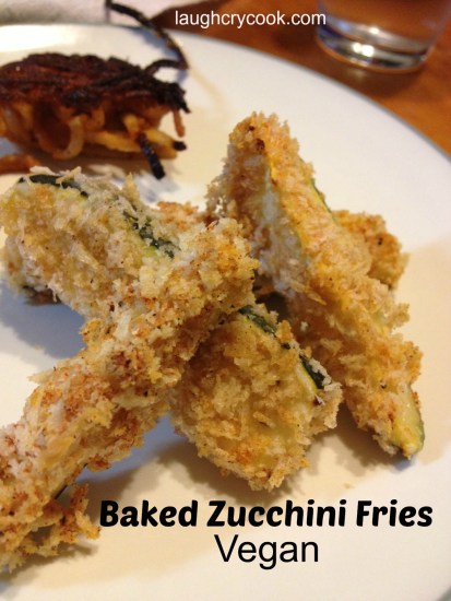 Zucchini Fries Vegan - Laugh, Cry, Cook